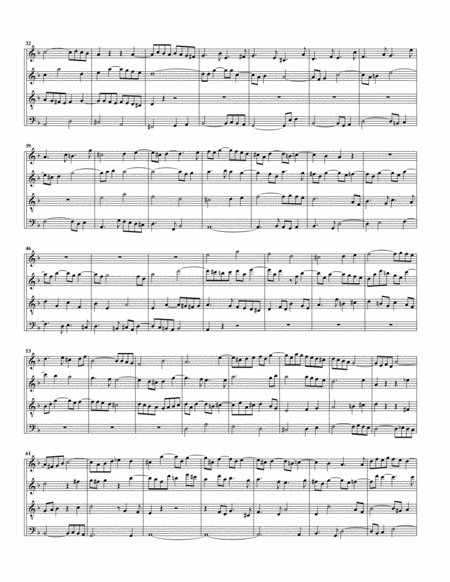 Contrapunctus 1 from Art of Fugue, BWV 1080 (arrangement for recorders)