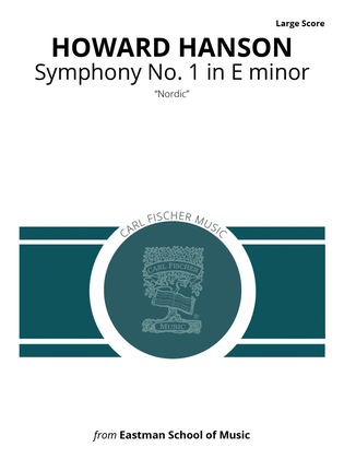 Book cover for Symphony No. 1 in E minor