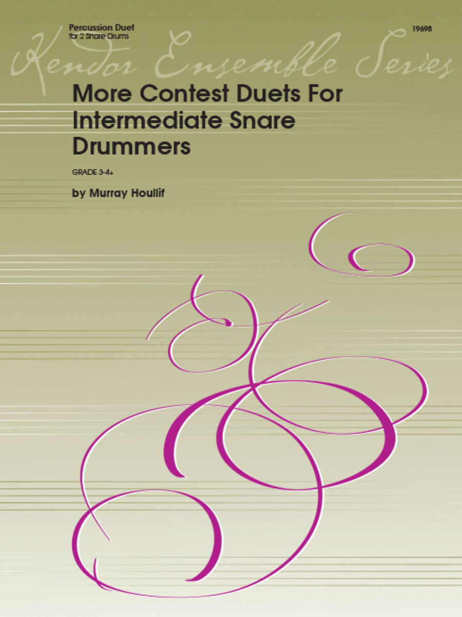 More Contest Duets For Intermediate Snare Drummers Snare Drum scores gallery preview page 1