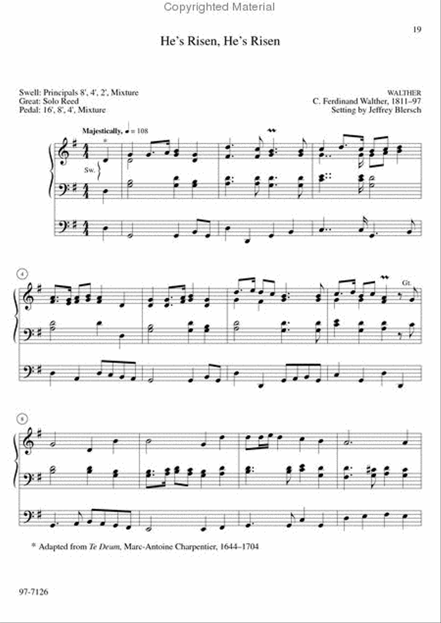 A Thousand Voices: 7 Hymn Tune Preludes, Volume 1 Voice scores gallery preview page 5