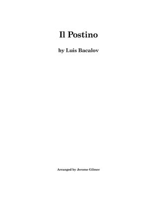 Book cover for Il Postino (the Postman)