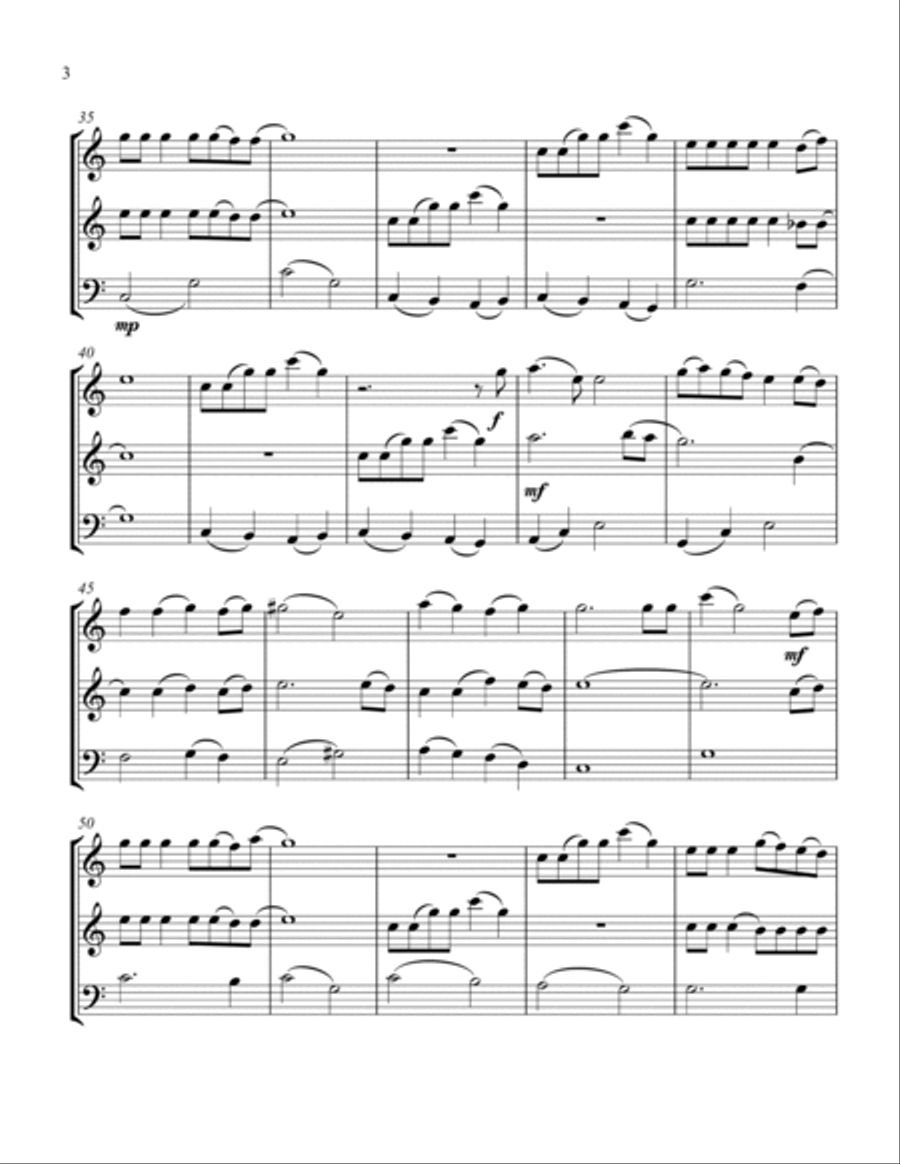 Do You Hear What I Hear Do You Hear What I Hear String Trio scores gallery preview page 4