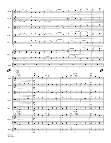 The Chase (Scherzo from Symphony No. 7) - Conductor Score (Full Score)