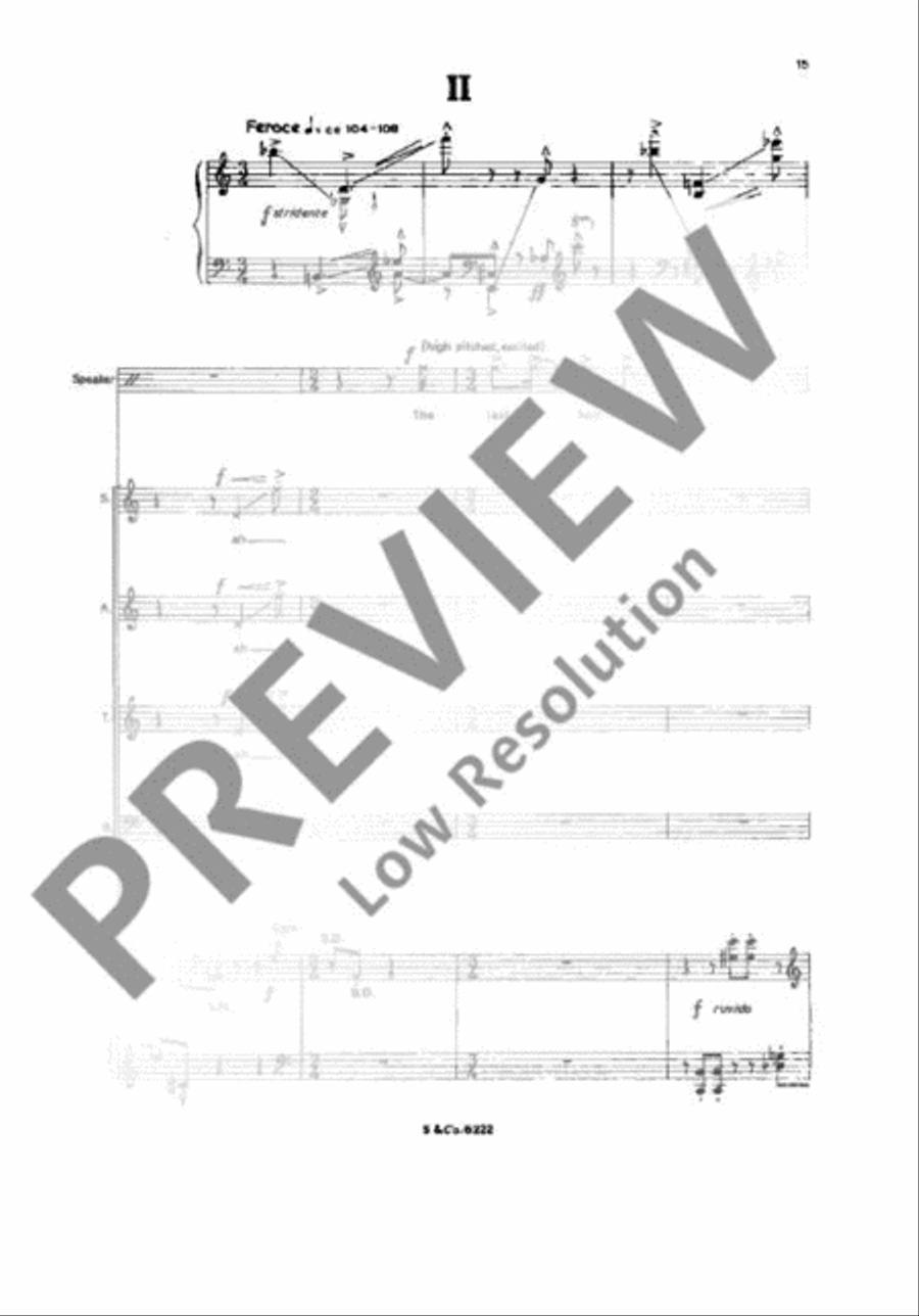 Three Fragments Three Fragments Mixed Choir scores gallery preview page 18