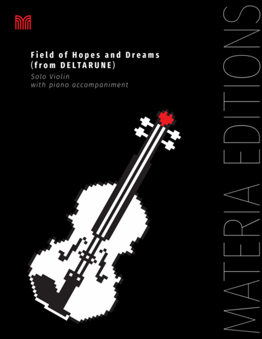Field of Hopes and Dreams (from DELTARUNE) (for Solo Violin with Piano Accompaniment) Violin Solo scores gallery preview page 1