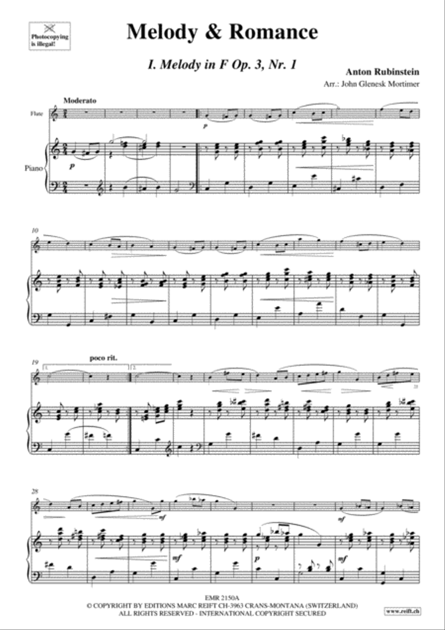 Melody & Romance Flute Solo scores gallery preview page 4