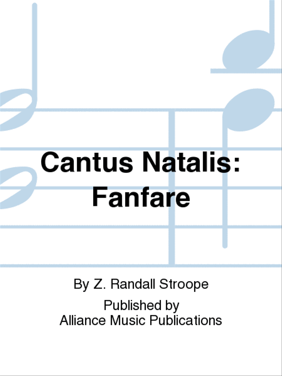 Fanfare from Cantus Natalis Trombone scores gallery preview page 1