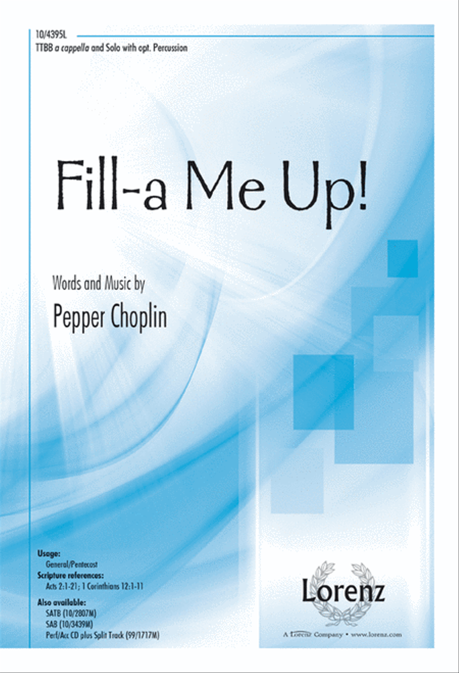 Fill-a Me Up! TTBB scores gallery preview page 1