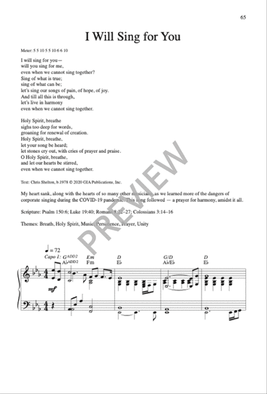 Sing No Empty Alleluias Sacred scores gallery preview page 59