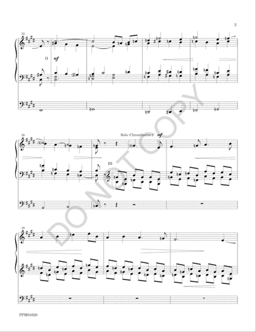 An Evocation of Urbs beata Jerusalem Organ scores gallery preview page 6