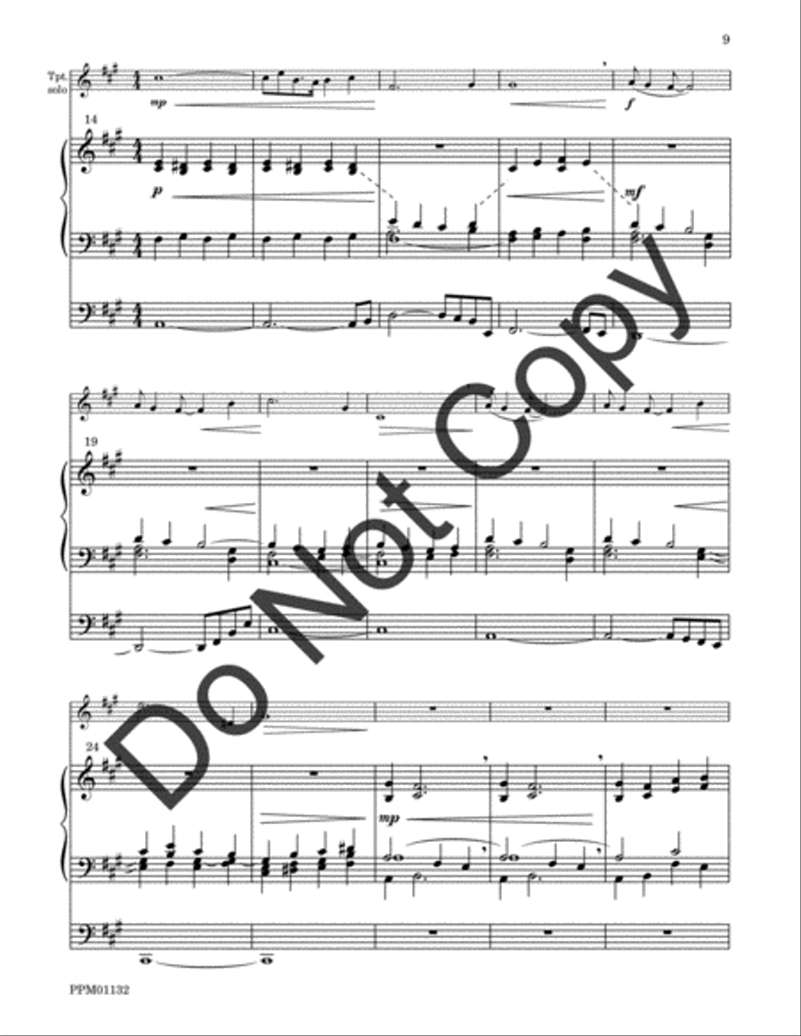 Cortege: Intrada, Arioso, Finale Percussion scores gallery preview page 36