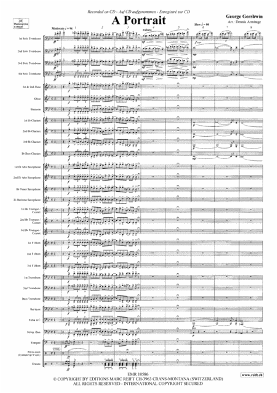 A Portrait Concert Band scores gallery preview page 3