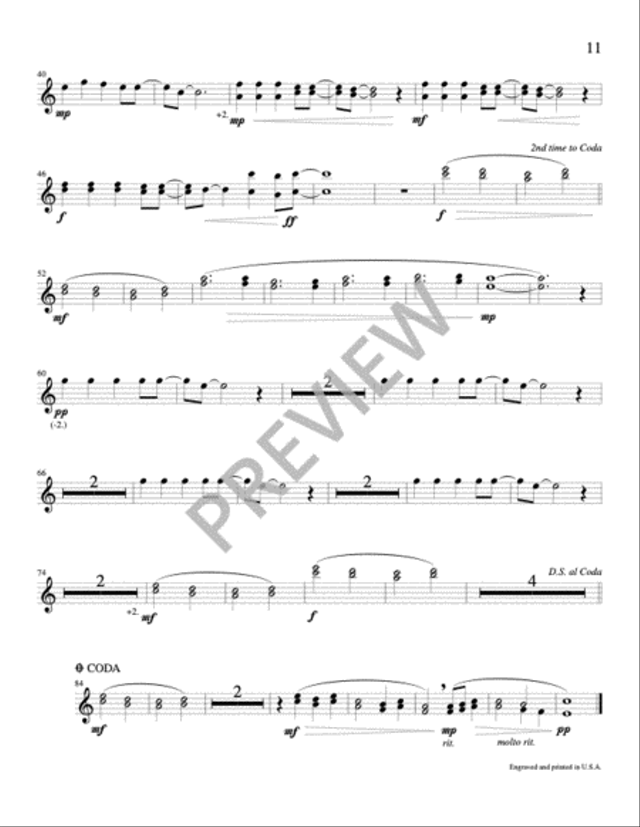 On That Holy Mountain Handbell Parts Choir scores gallery preview page 9