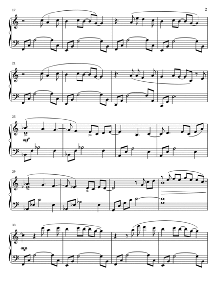 Up On The Green Hill From Sonic The Hedgehog Green Hill Zone Piano Method scores gallery preview page 2