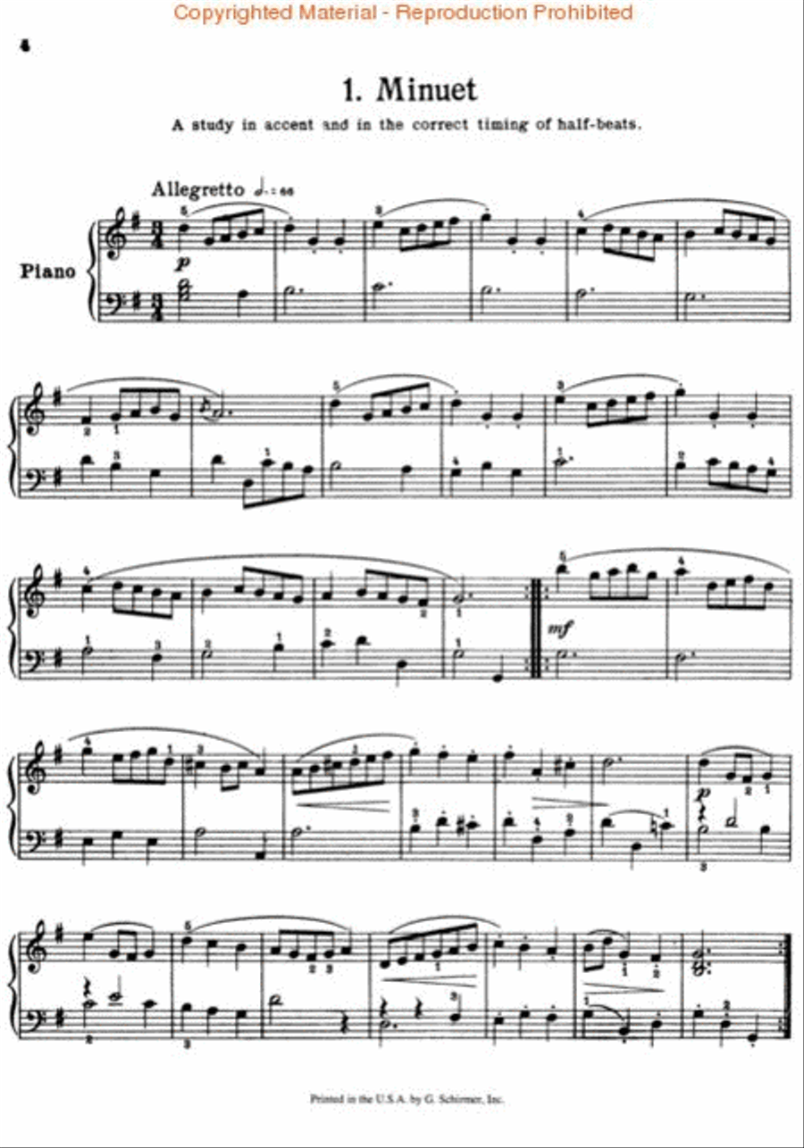 First Lessons in Bach – Book 1 Piano Method scores gallery preview page 2