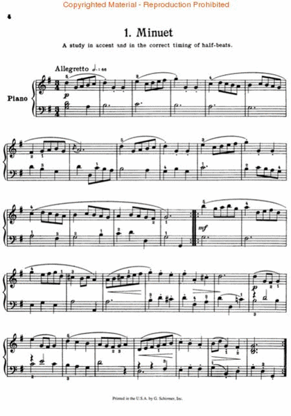 First Lessons in Bach – Book 1 by Johann Sebastian Bach Piano Method - Sheet Music