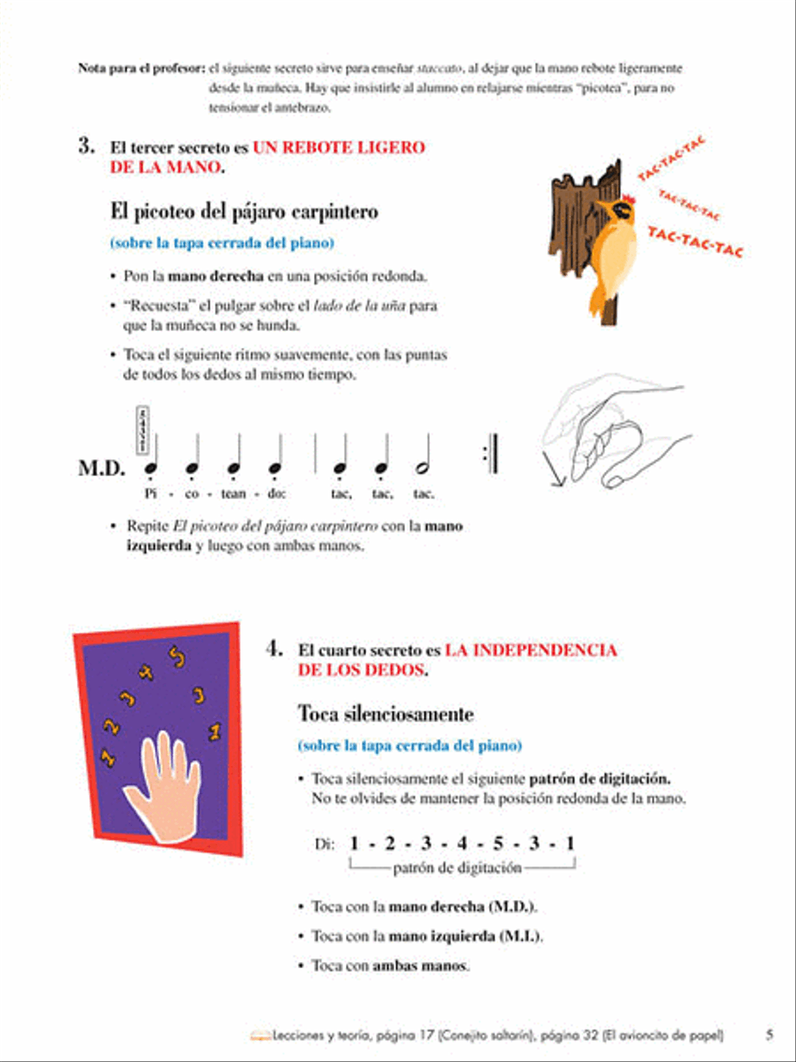 Tecnica e Interpretacion - Libro Dos de Dos Nivel 2 Piano Method scores gallery preview page 2