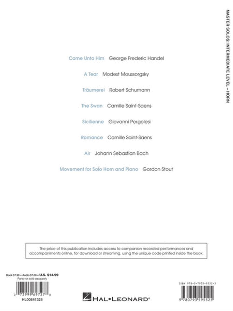 Master Solos Intermediate Level – French Horn Horn scores gallery preview page 7