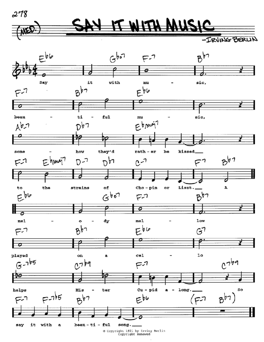 Say It With Music Voice scores gallery preview page 1