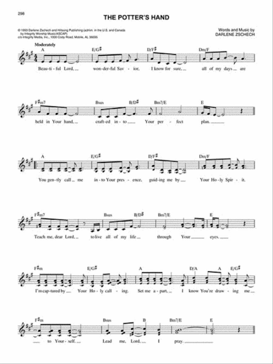 The Praise & Worship Fake Book B-Flat Instrument scores gallery preview page 4