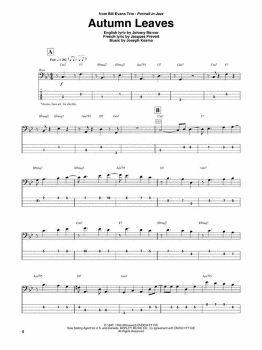 Jazz Bass Classics Electric Guitar scores gallery preview page 5