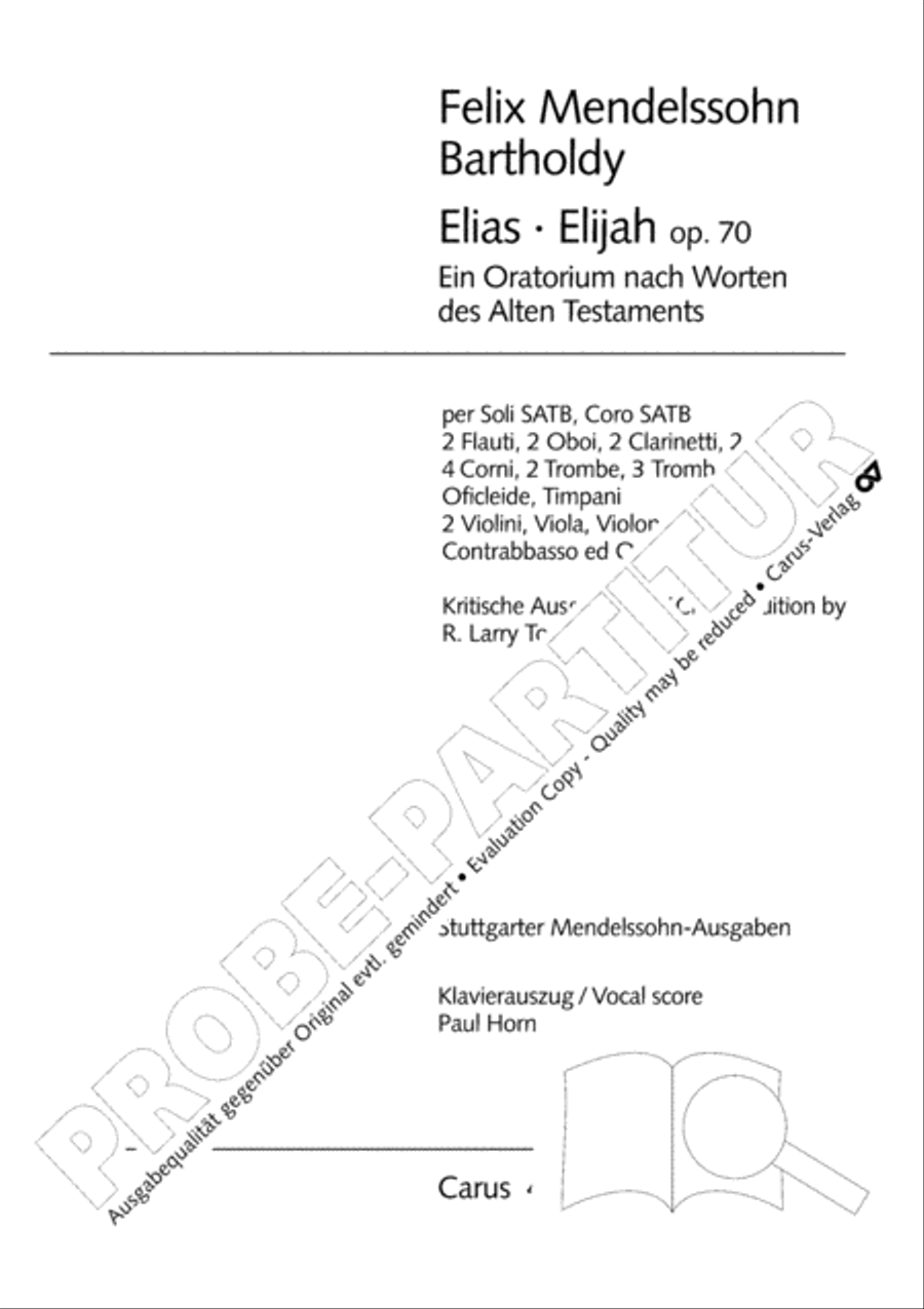 Elijah (Elias) Elijah (Elias) 4-Part scores gallery preview page 2