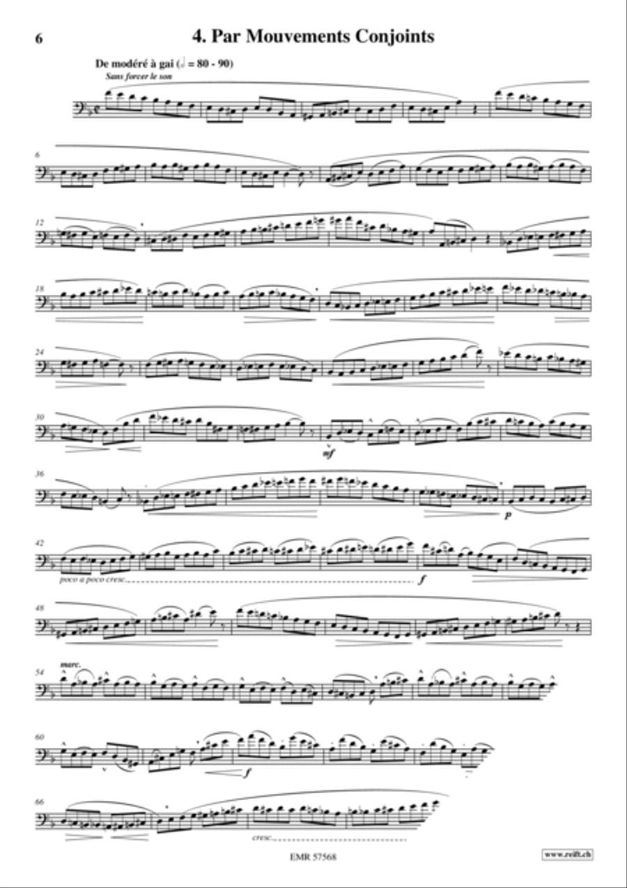 32 Etudes de Perfectionnement Bassoon Solo scores gallery preview page 6
