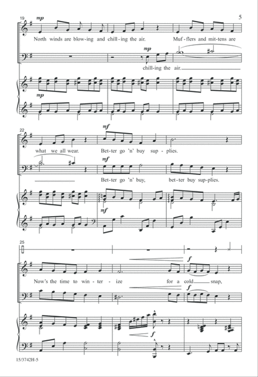 Cold Snap 4-Part scores gallery preview page 5