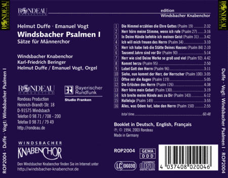 Windsbacher Psalmen I