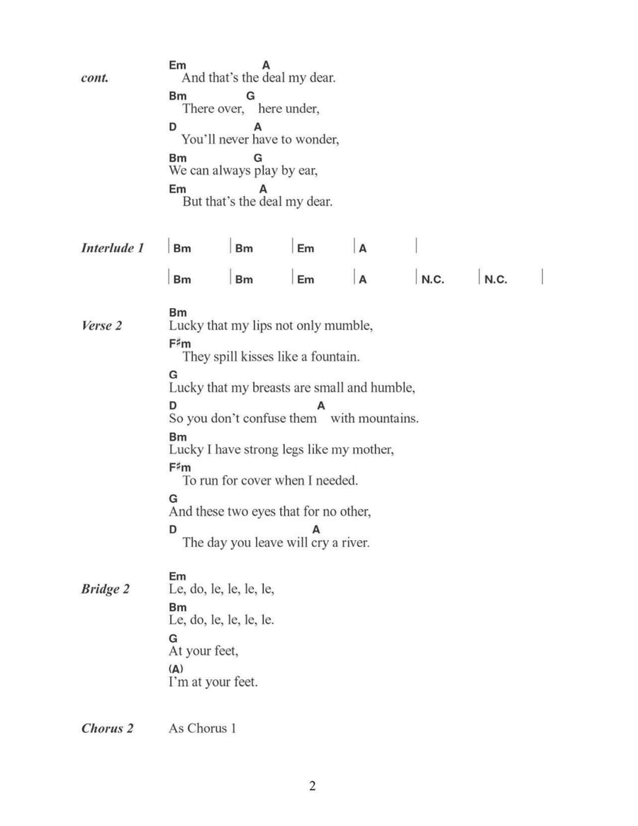 Whenever, Wherever Acoustic Guitar scores gallery preview page 2