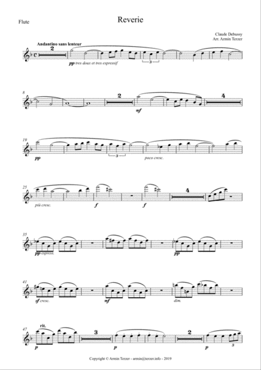 Reverie Woodwind Quintet scores gallery preview page 5