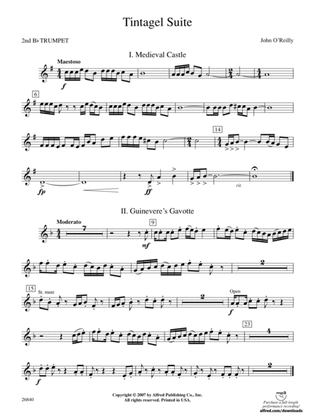 Tintagel Suite: 2nd B-flat Trumpet