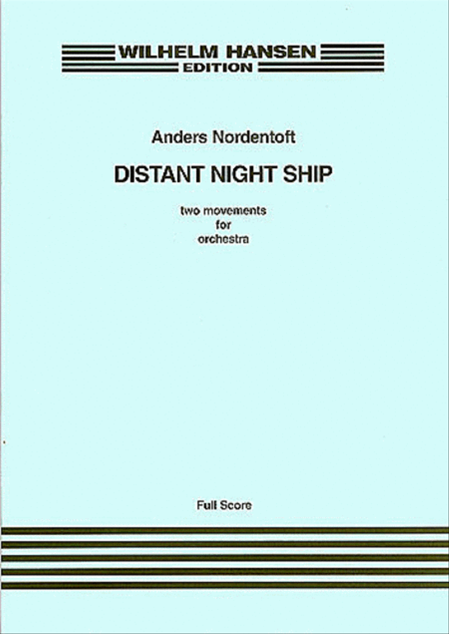 Anders Nordentoft: Distant Night Ship Orchestra scores gallery preview page 1