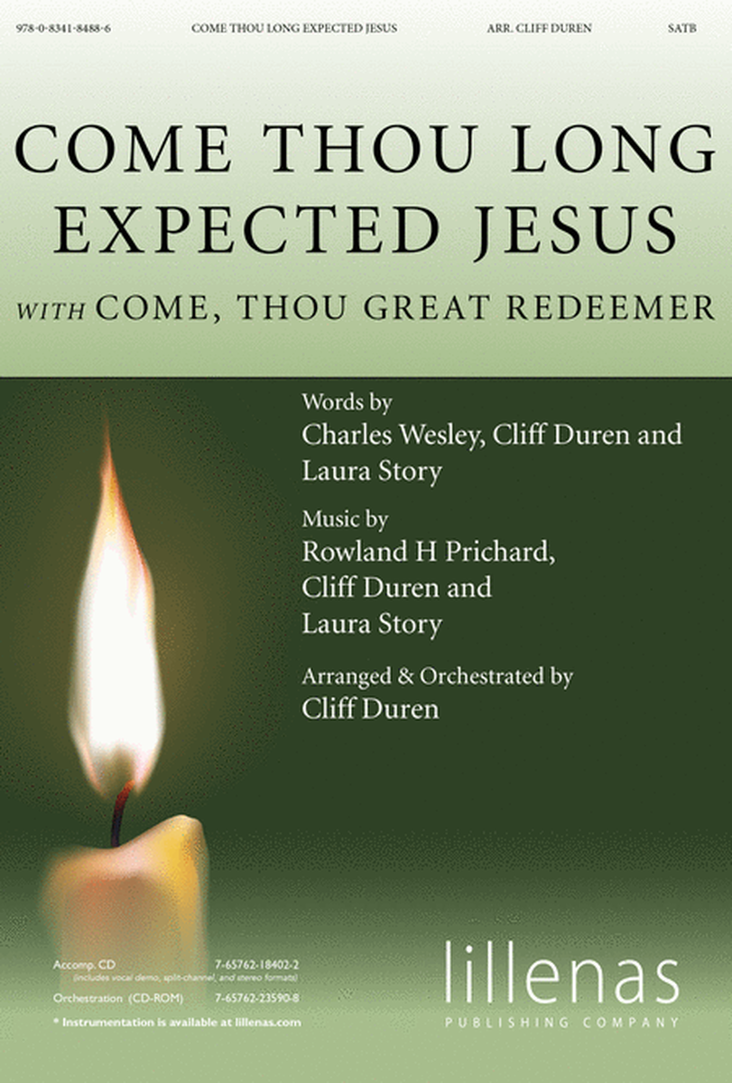 Come Thou Long Expected Jesus with Come thou Great Redeemer - Orchestration (CD-ROM