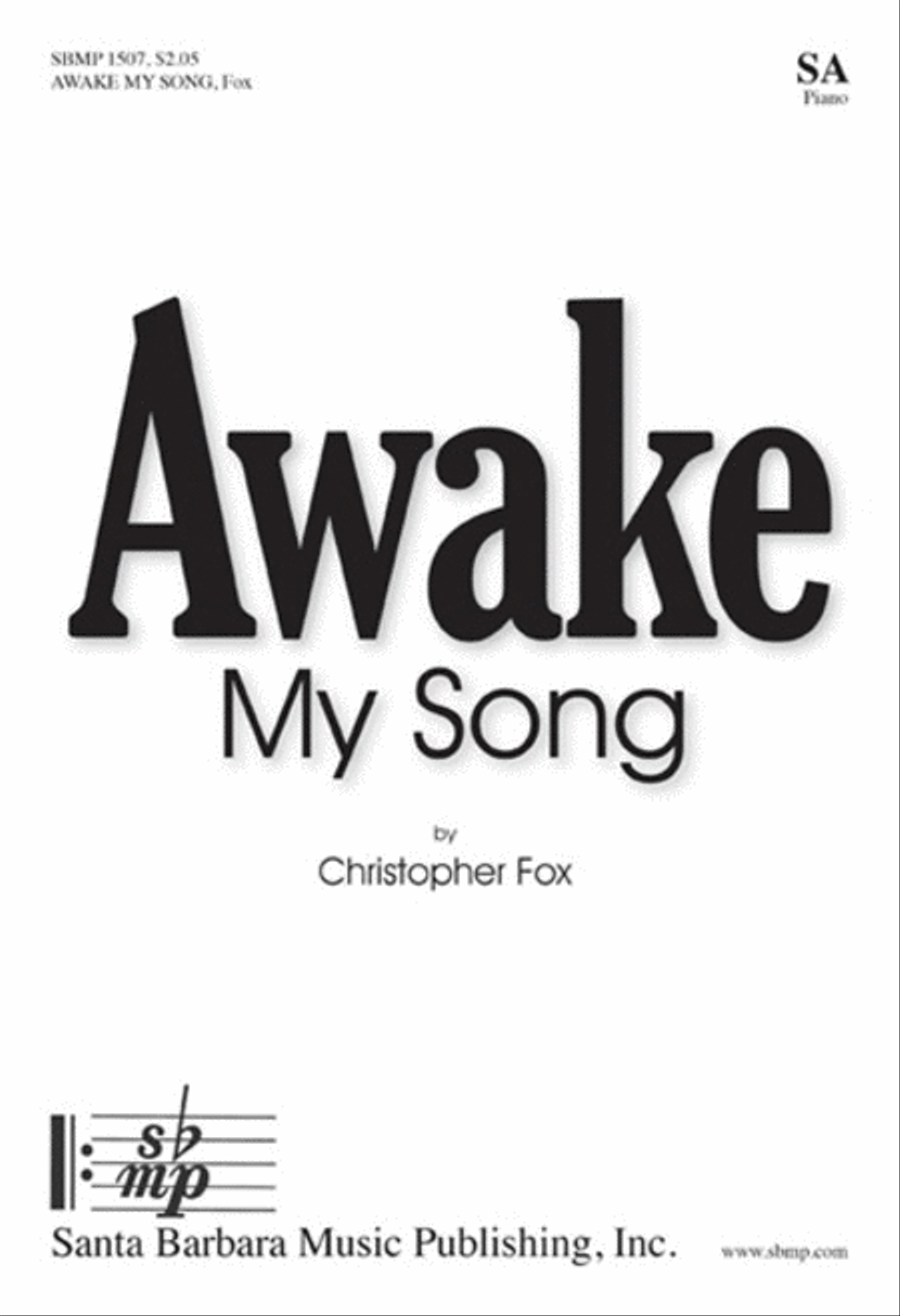 Awake My Song - SA Octavo SA scores gallery preview page 1