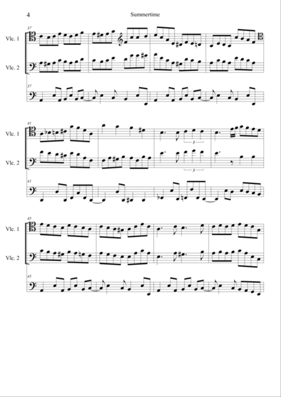 Summertime Summertime String Trio scores gallery preview page 4