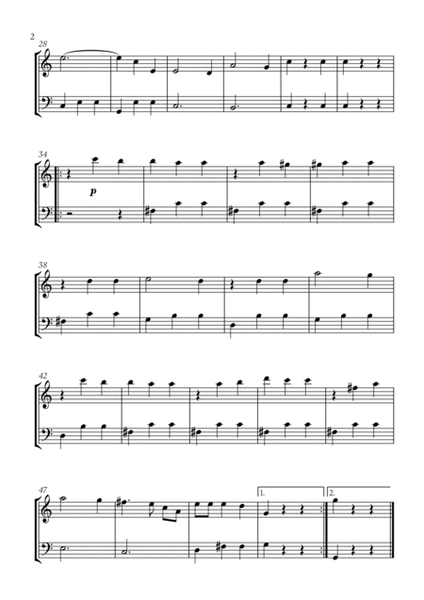 Johann Strauss II - An der schönen blauen Donau for Oboe and Cello image number null