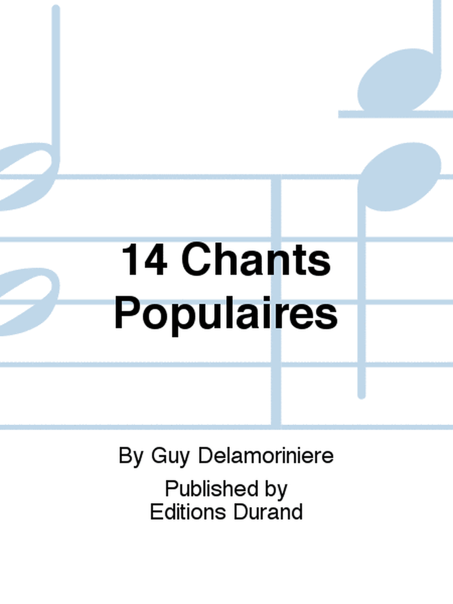 14 Chants Populaires