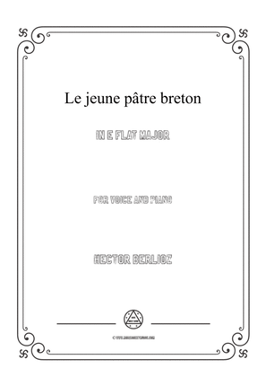 Berlioz-Le jeune pâtre breton in E flat Major,for voice and piano