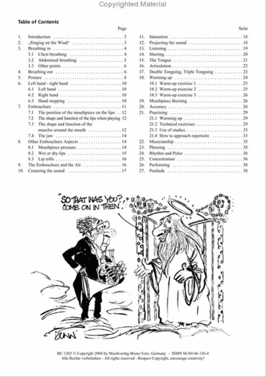 Singing on the Wind (English) Horn scores gallery preview page 2