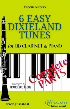 6 Easy Dixieland Tunes - Bb Clarinet & Piano