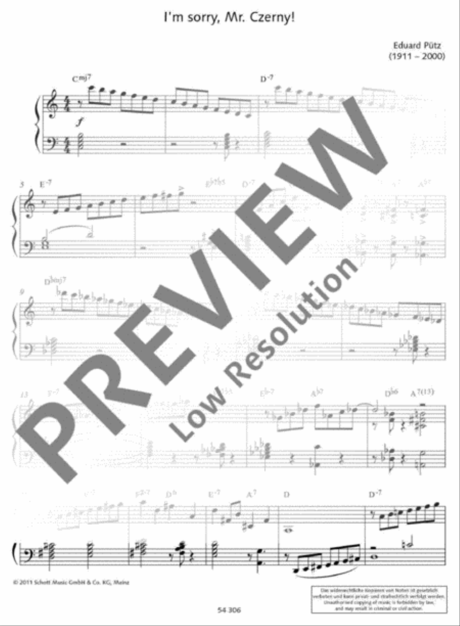I'm sorry, Mr. Czerny! Piano Solo scores gallery preview page 5