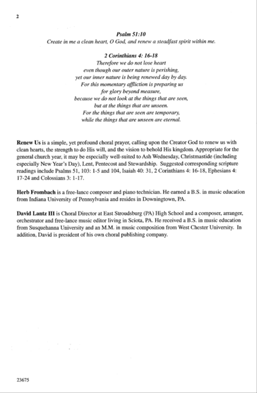 Renew Us Renew Us 2-Part scores gallery preview page 2