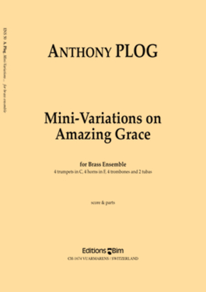 Book cover for Mini-Variations on Amazing Grace