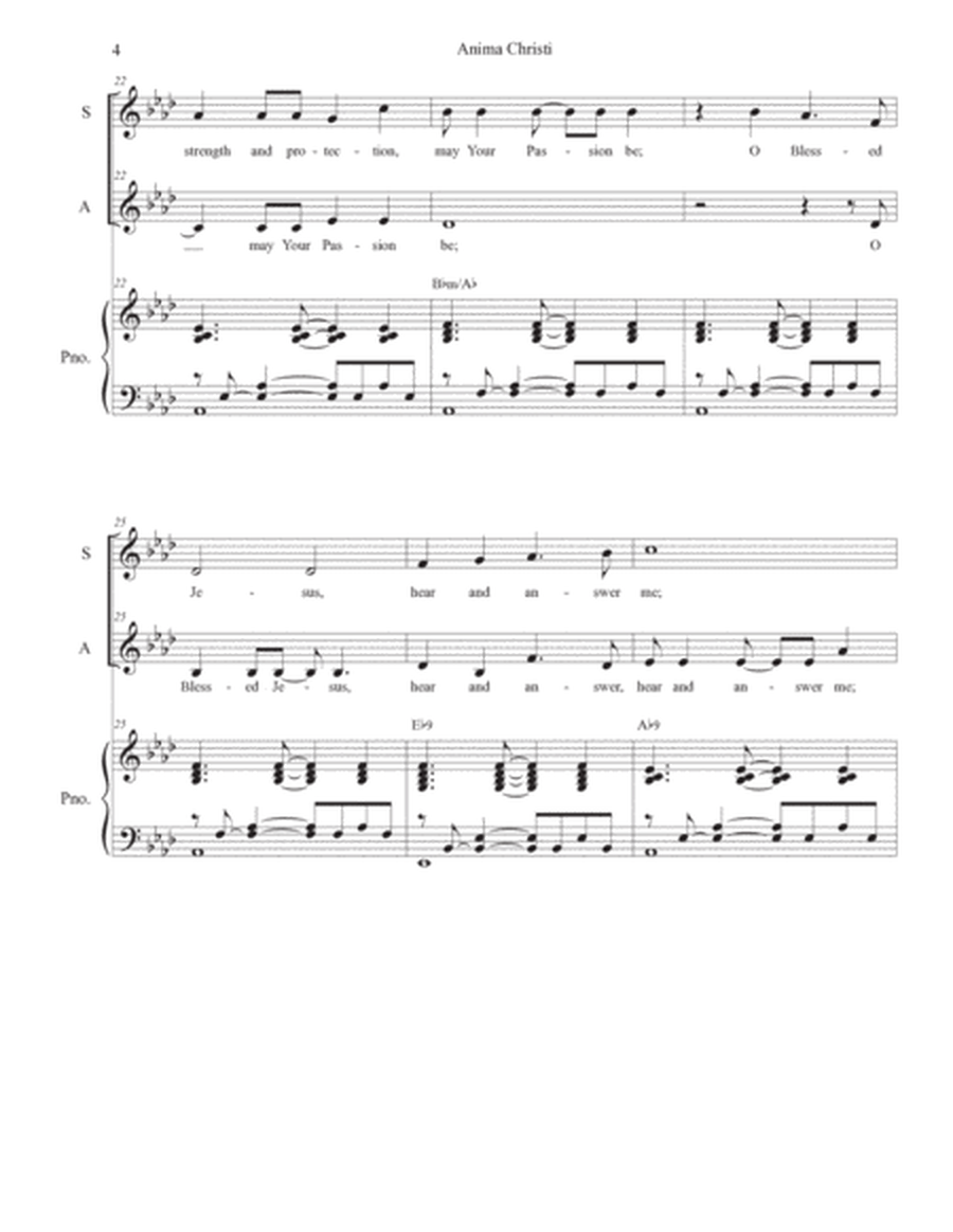Anima Christi (2-part choir - (SA) image number null