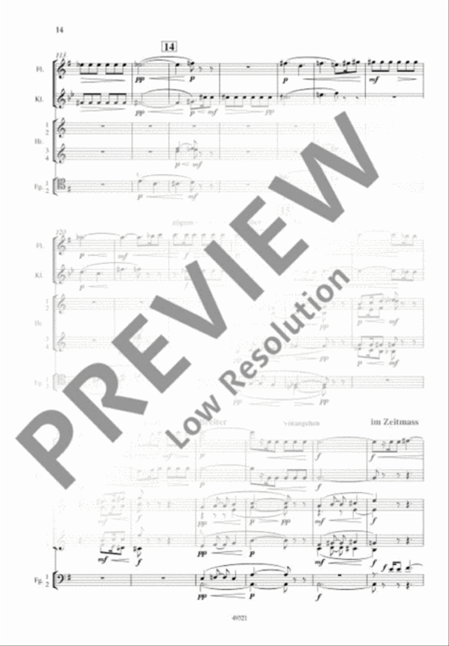 Tonstück E major Tonstück E major Bassoon scores gallery preview page 15