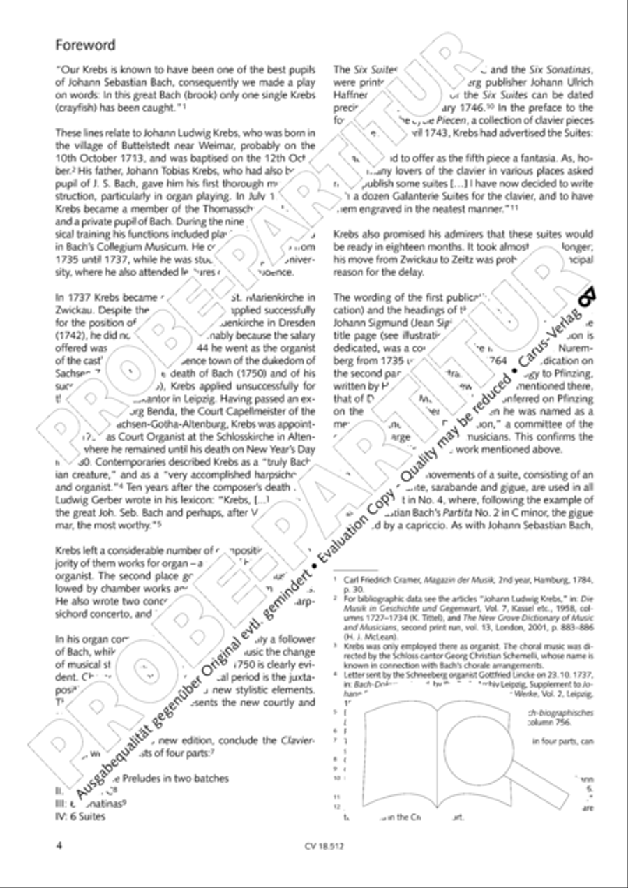 Six Suites Harpsichord scores gallery preview page 5