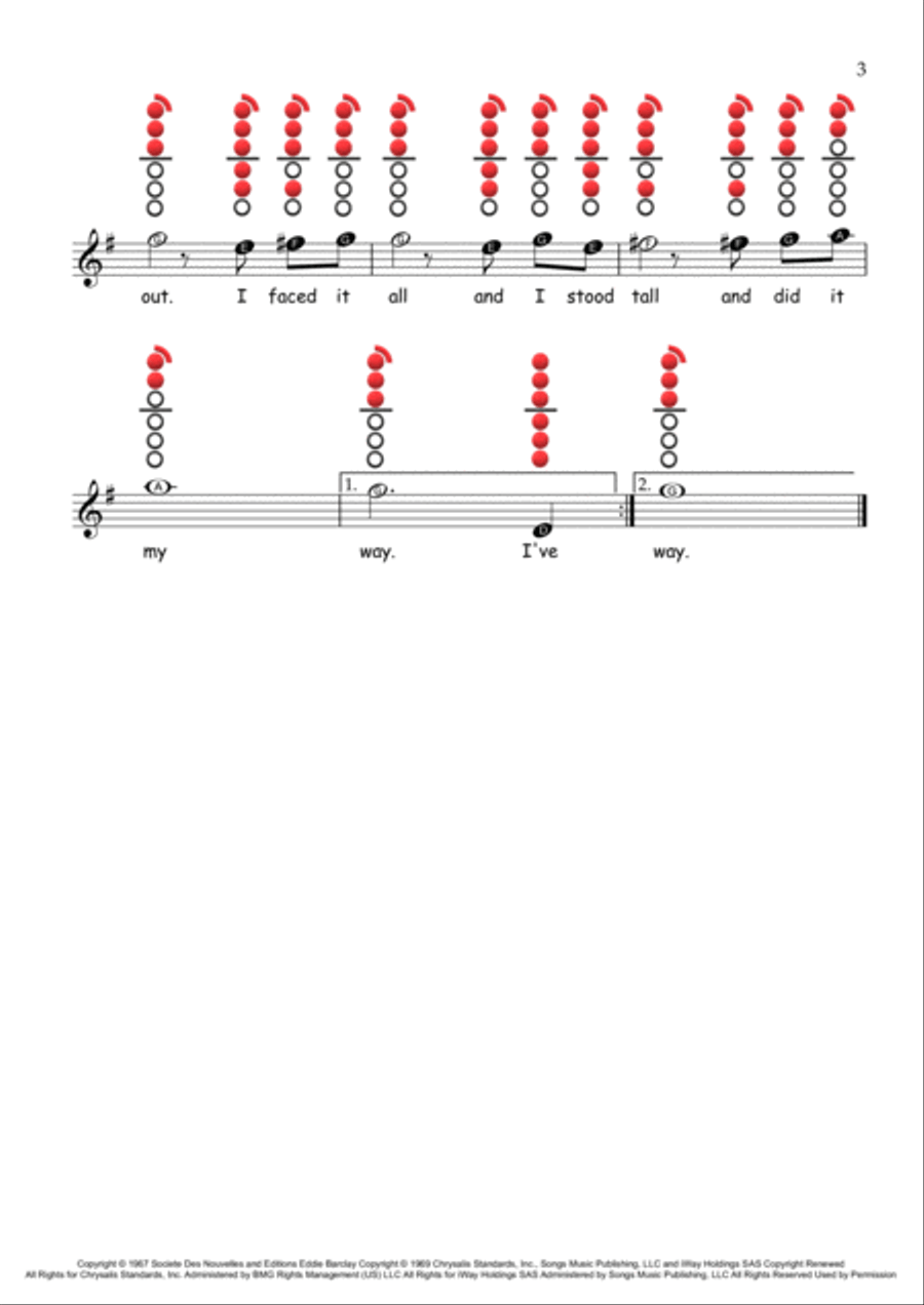 My Way Tenor Saxophone scores gallery preview page 3