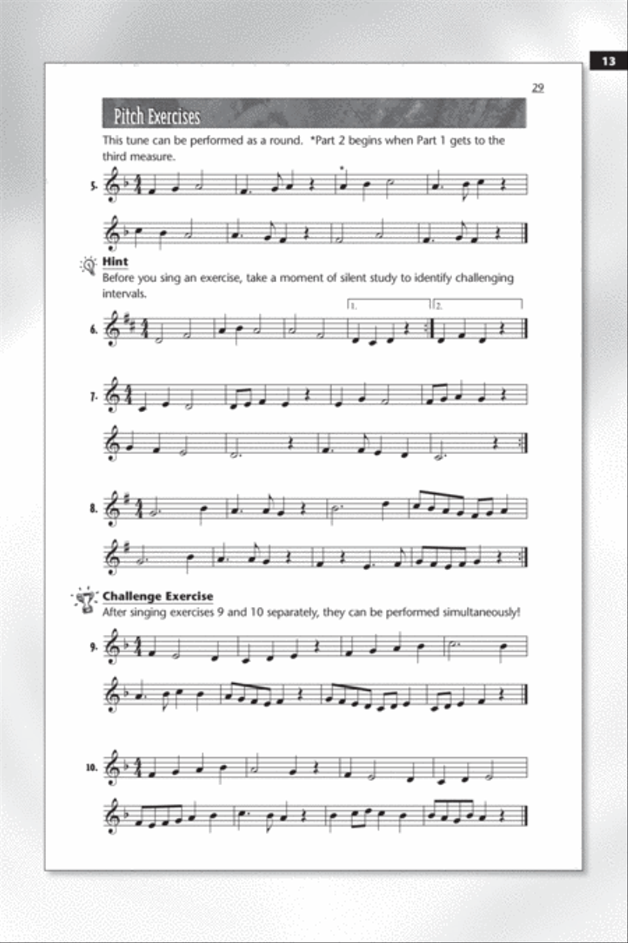 Sing at First Sight, Book 1 Choir scores gallery preview page 11