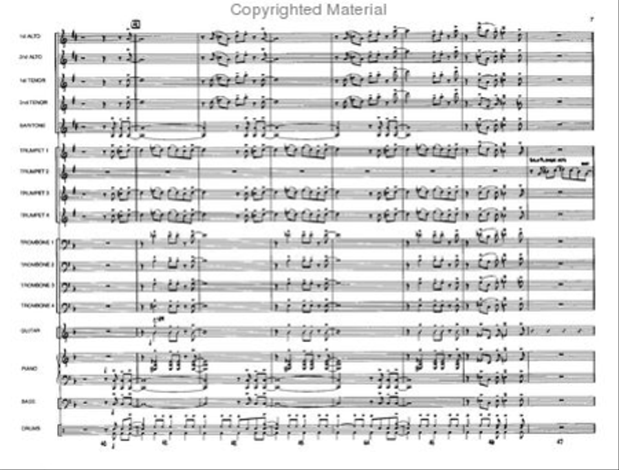 Blues for Buster Jazz Ensemble scores gallery preview page 7